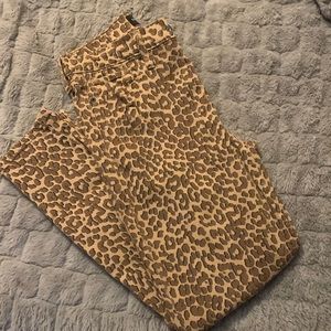 Lucky Brand Cheetah Print Jeans